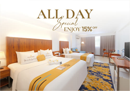 all-day special: enjoy 15% off